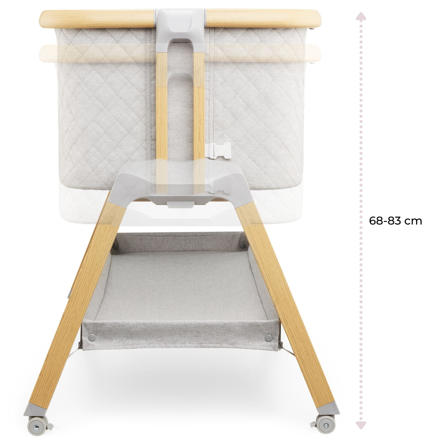 Pătuț de călătorie, cu suport, 3 în 1 - Moby-System DREEMY