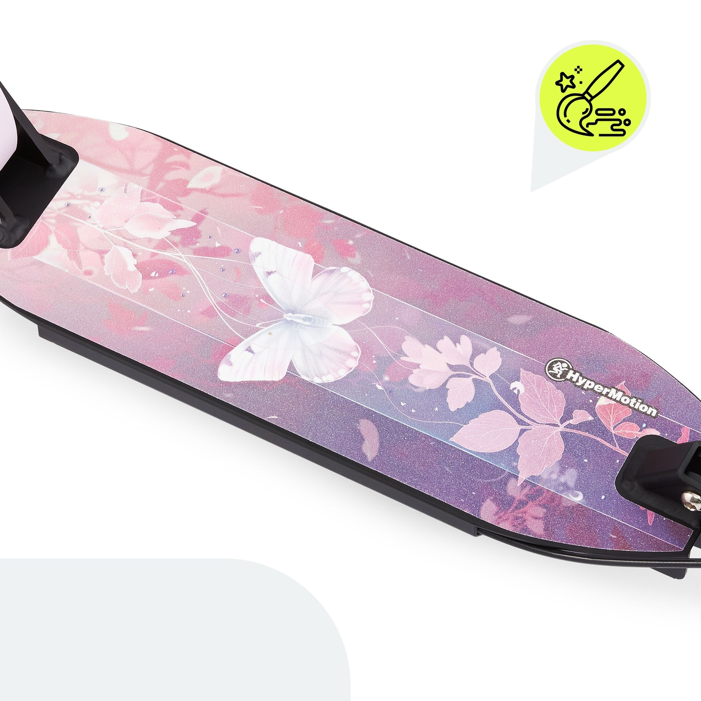 Scuter cu două roți pentru tineri adulți - cu amortizor - HyperMotion Skyline - roz, aluminiu - 100kg