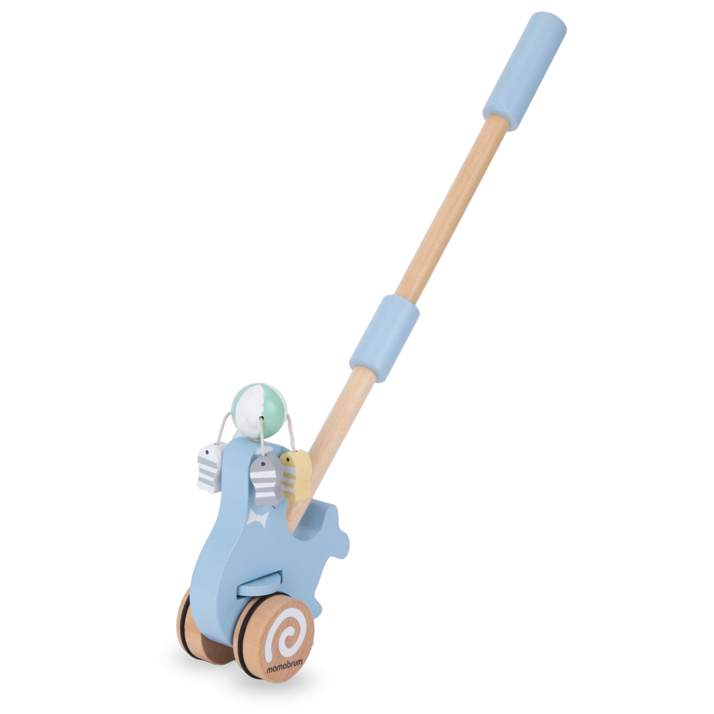 Sigiliu din lemn cu băț de împingere - împingător