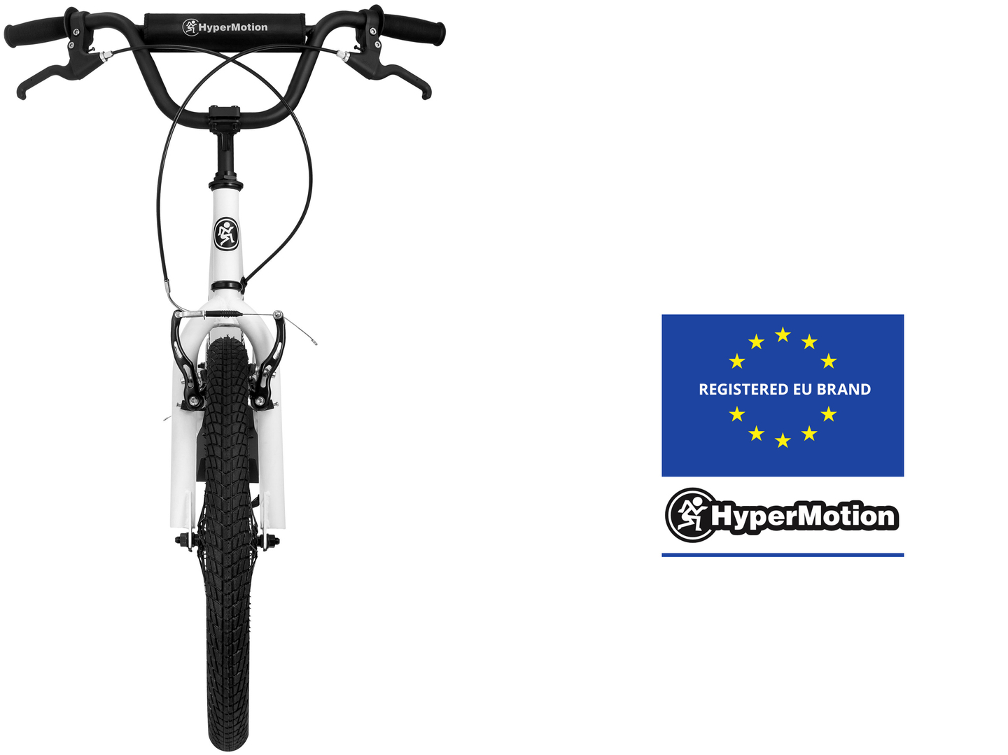 Scuter de oraș HyperMotion RIVA cu roți gonflabile de 50 cm și 40 cm