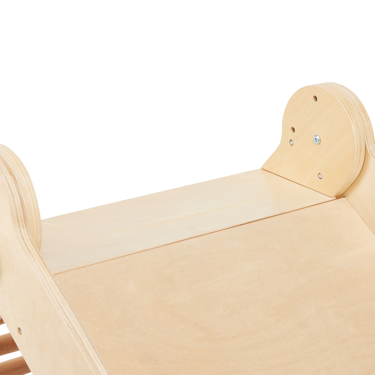 Tobogan din lemn cu scară pentru copii