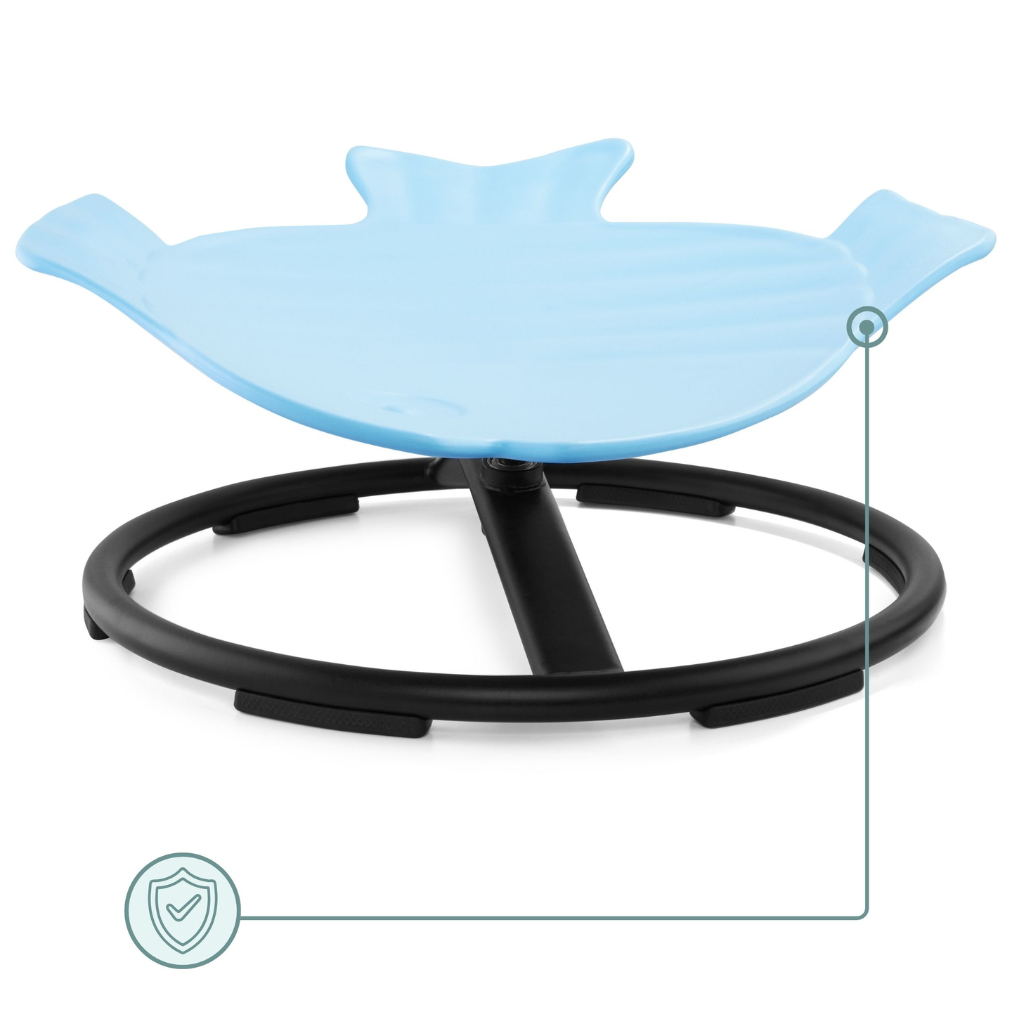 Mini carusel pentru copii Pești - albastru