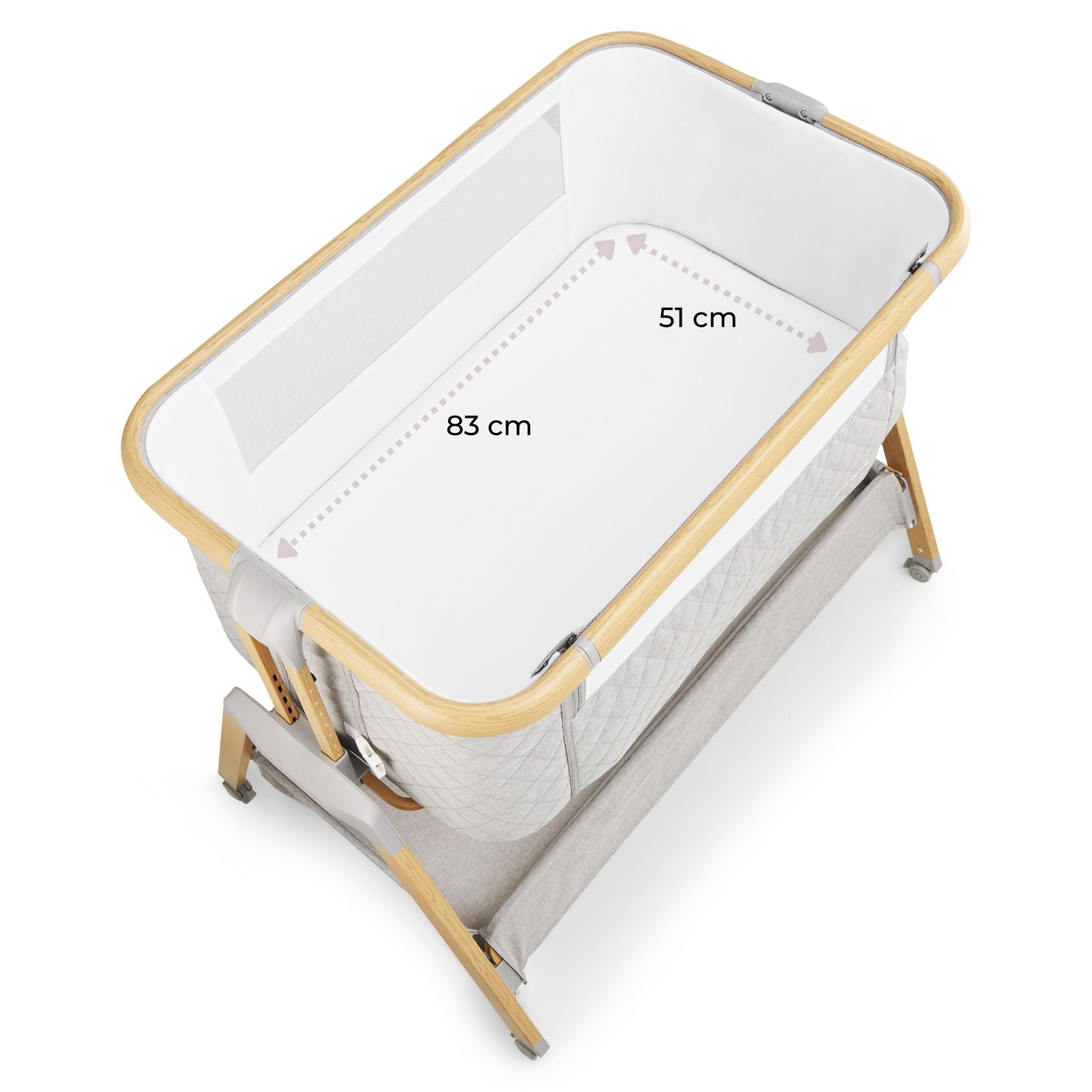 Pătuț de călătorie, cu suport, 3 în 1 - Moby-System DREEMY