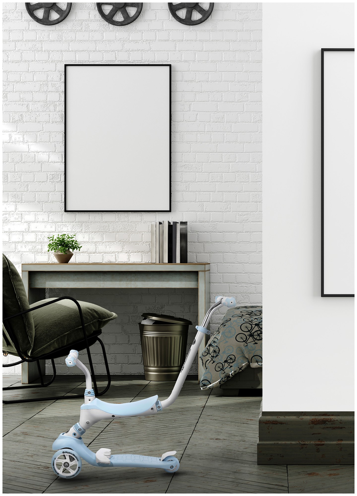 Scuter de echilibru 5in1 HyperMotion - albastru