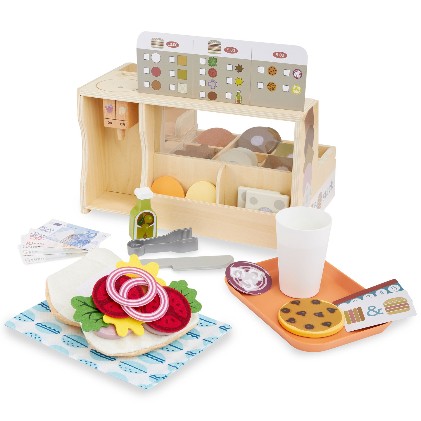 Sandwich bar din lemn - restaurant