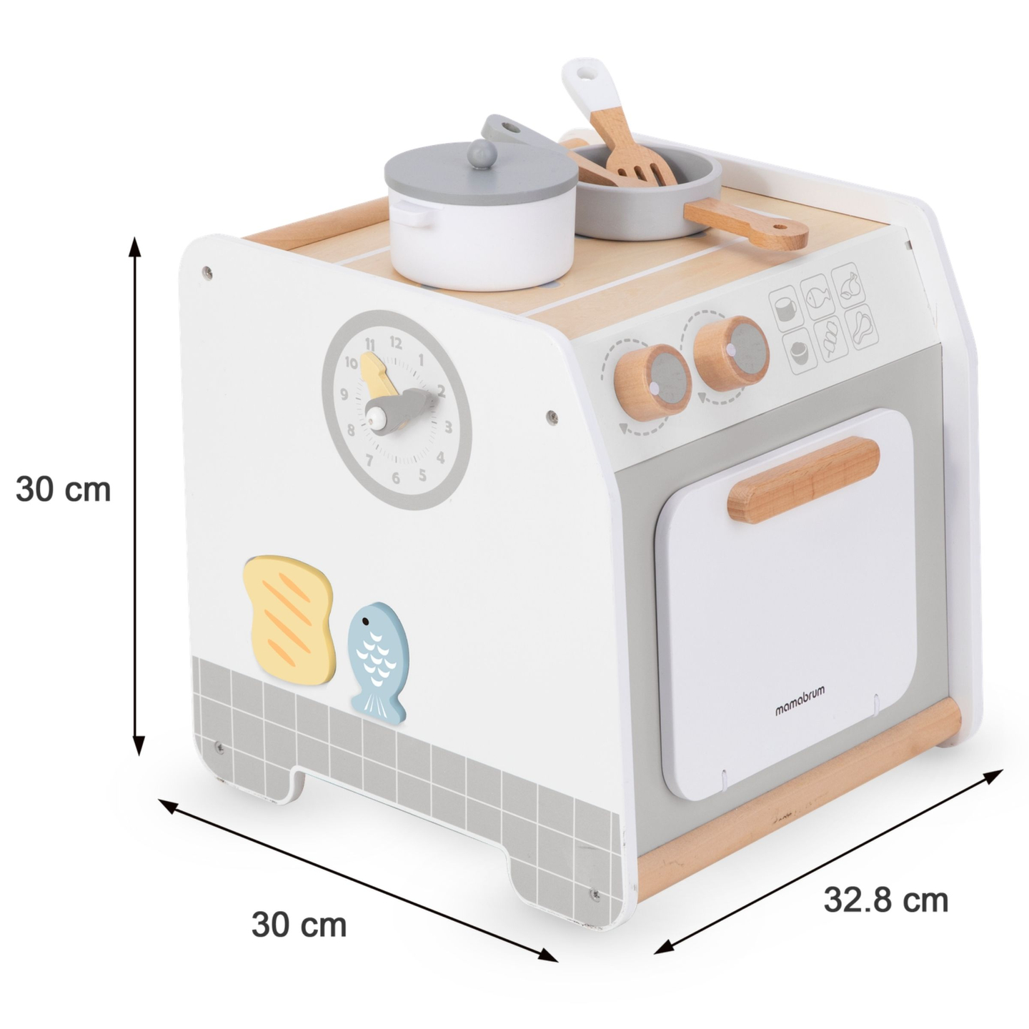 Bucătărie din lemn - cub educațional