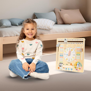 Calendar din lemn pentru copii 6in1