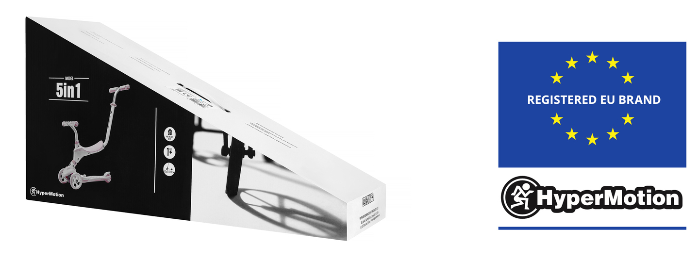 Scuter de echilibru 5in1 HyperMotion - albastru