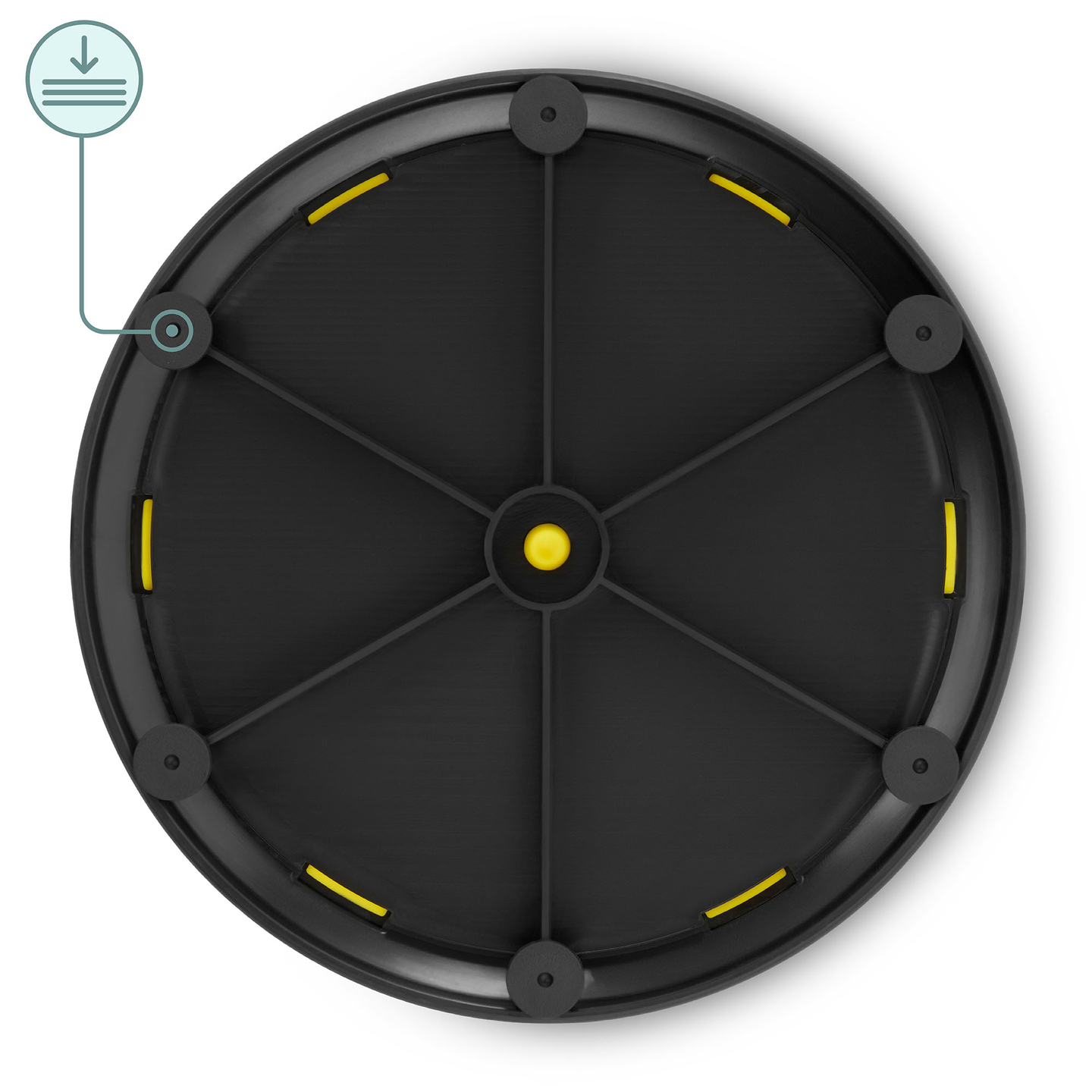 Discuri senzoriale colorate pentru copii - 24 bucăți