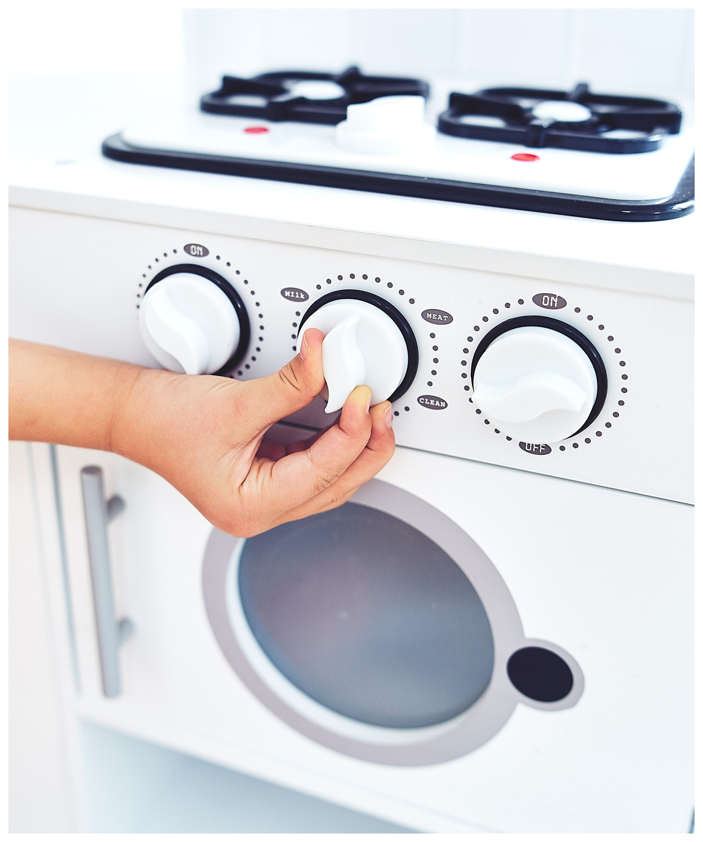 Bucătărie de colț din lemn XXXL cu frigider, cuptor, mașină de spălat, șorț și accesorii