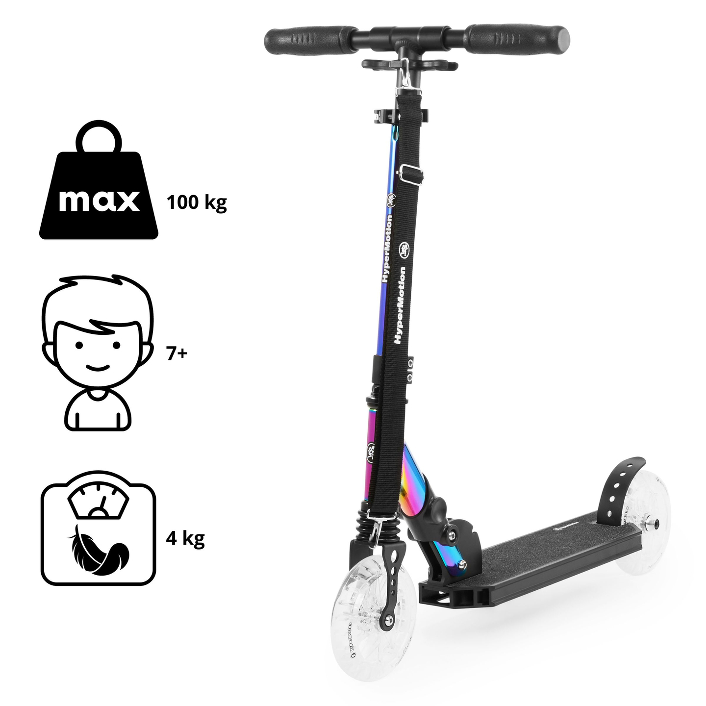 Trotineta cu doua roti HOLO MAJESTIC HyperMotion 100kg - aluminiu integral