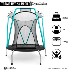 Trambulina menta 137cm cu plasa de protectie - pentru copii 3-8 ani - pentru casa si gradina