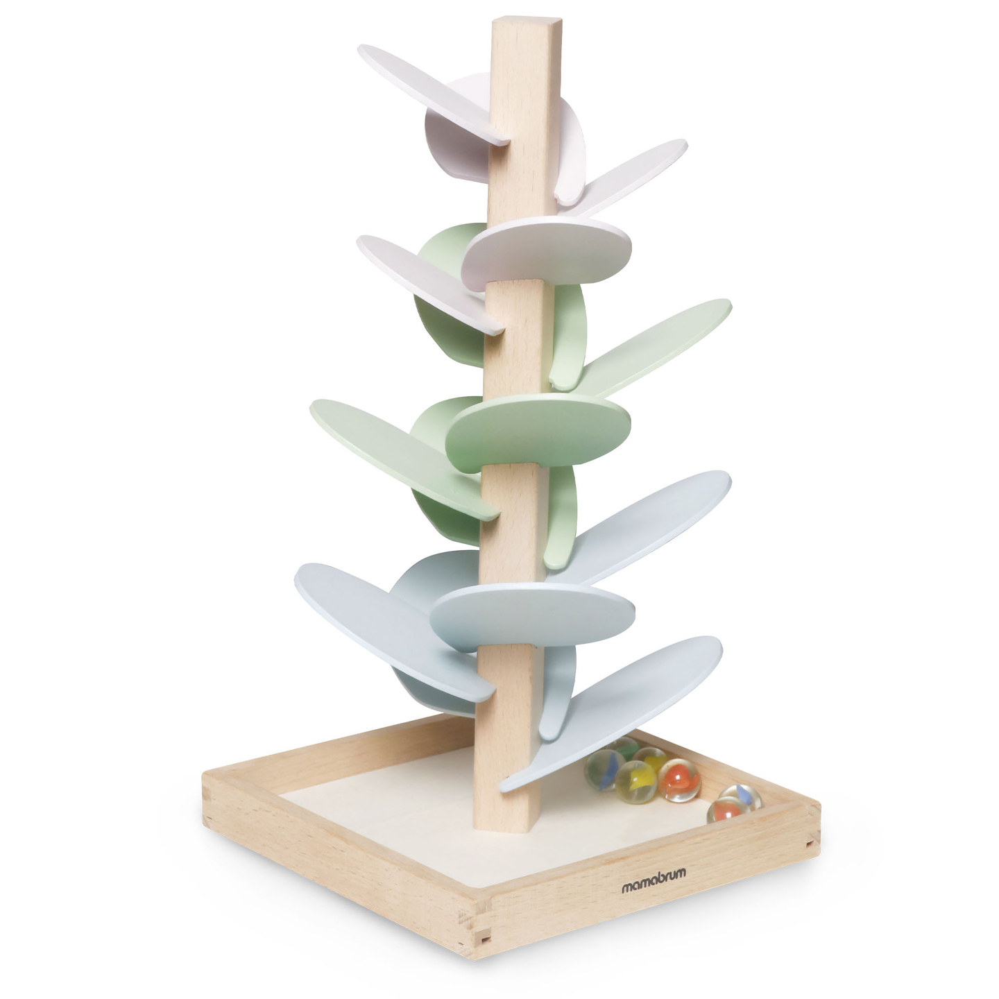 Culodrom din lemn - copac de sunet cu bile