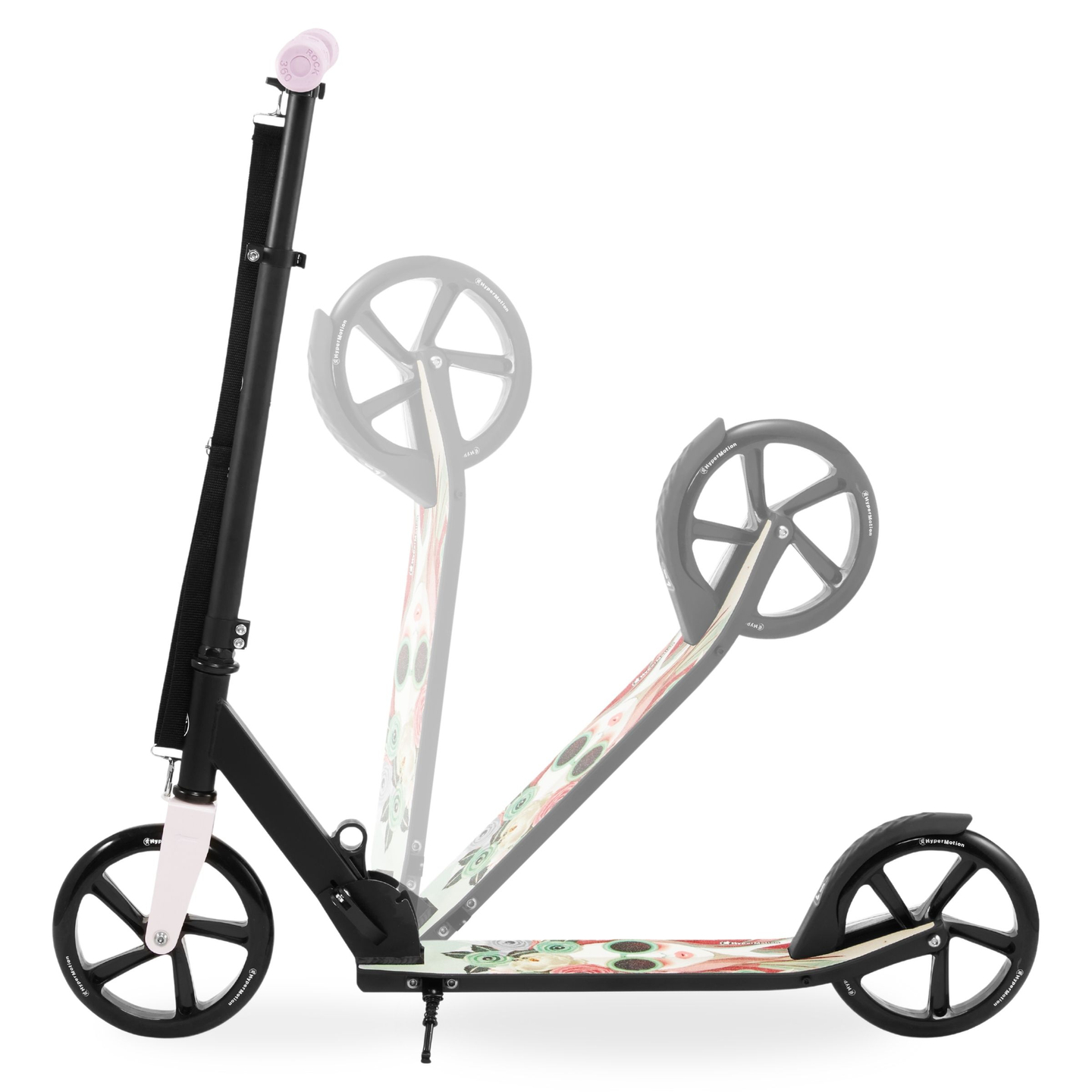 Scuter de oraș cu două roți VIBE Pink HyperMotion - 100 kg