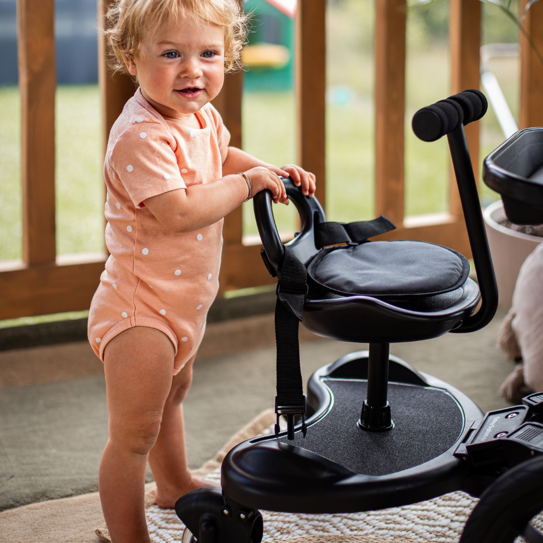 Extensie scaun cu rotile MR BUGGY cu scaun - roți cu LED-uri