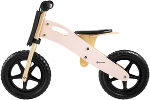 Bicicleta de jogging din lemn HyperMotion LEXI - roți din spumă, super ușoară - roz