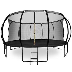 Trambulina de gradina XXXL pentru copii HyperMotion - 487 cm 16FT - cu scara si plasa interioara - pentru casa si gradina - 150kg max