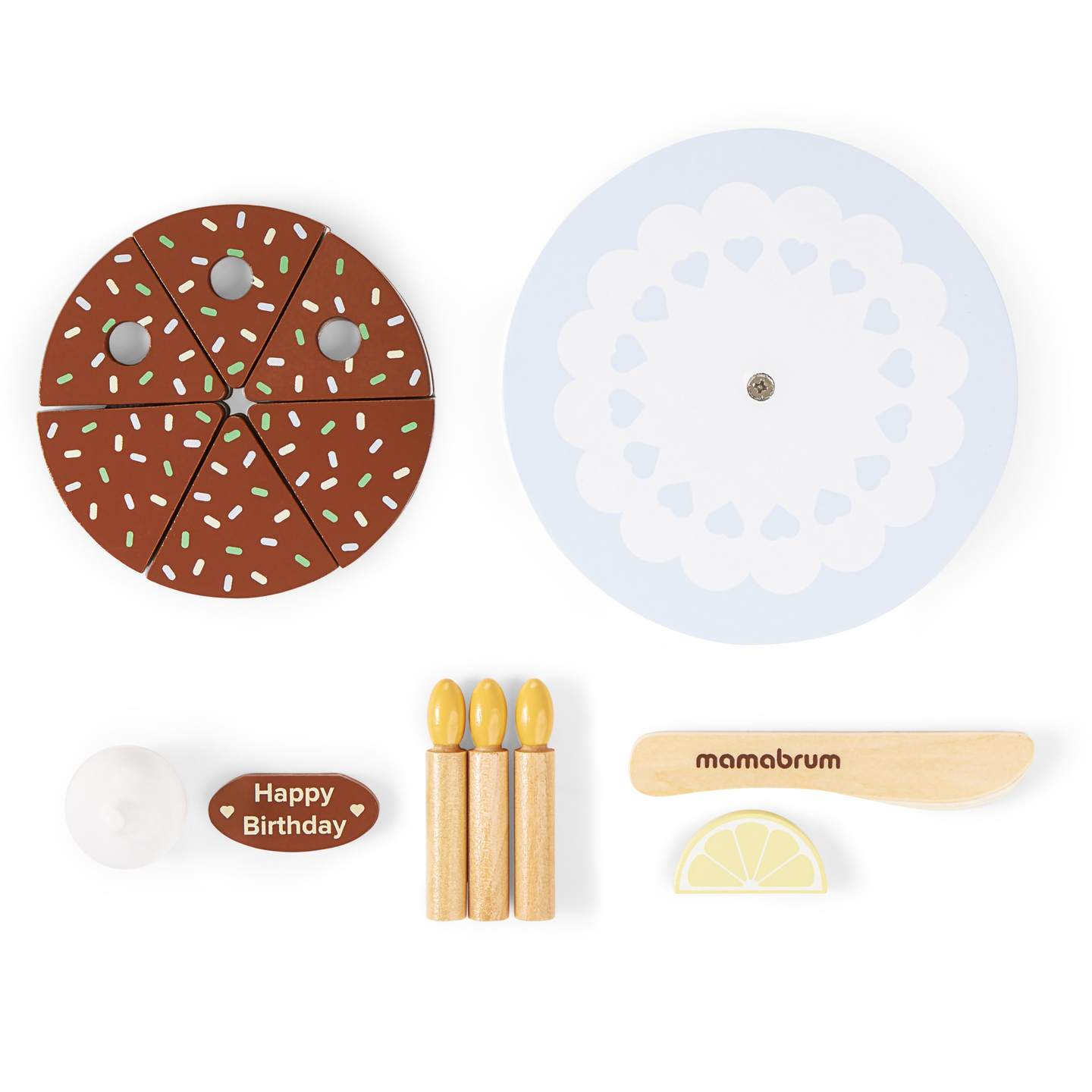 Tort aniversar din lemn pentru a tăia