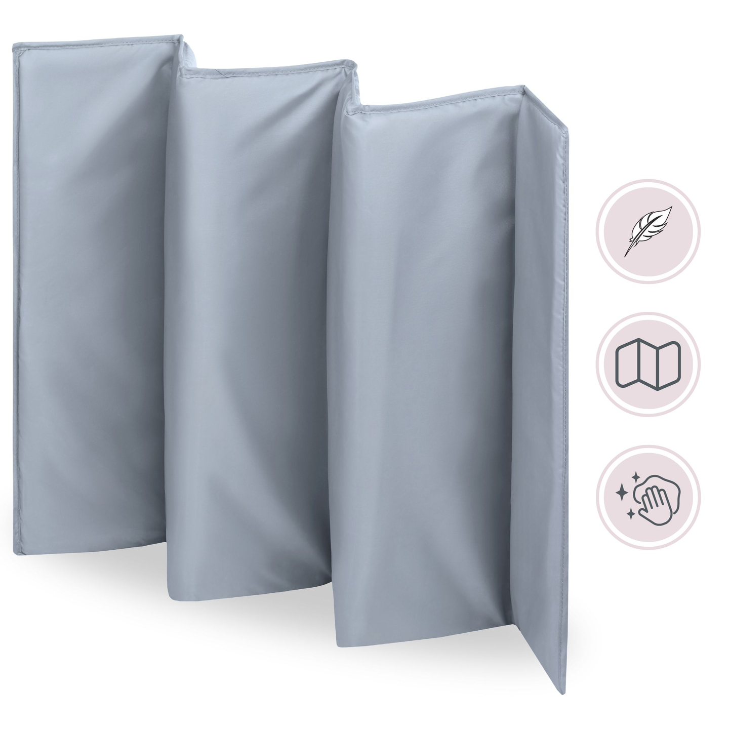 Patut de voiaj / tarc 2 nivele cu masa de infasat, acoperis si saltea Happy Traveler BASIC PLUS - gri