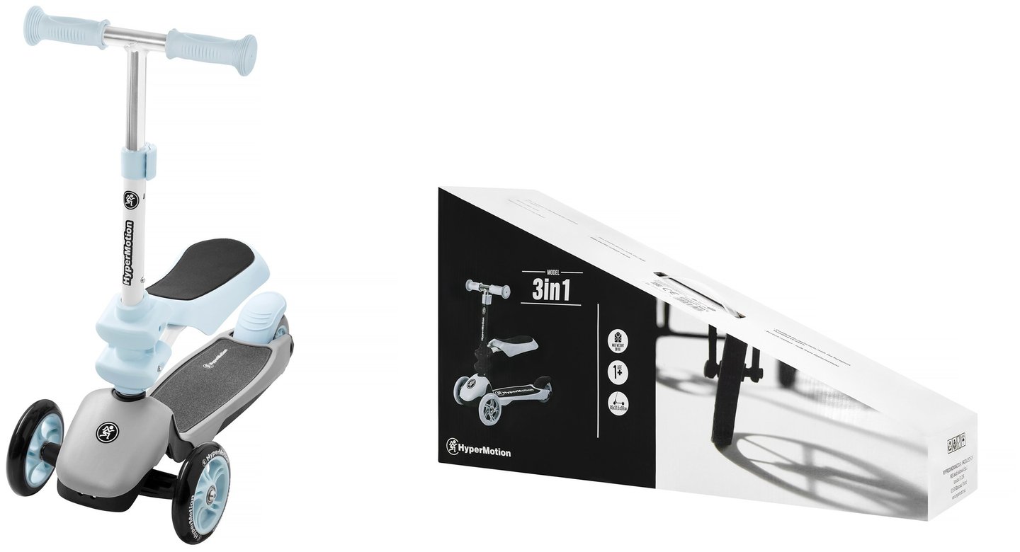 Tricicleta de echilibru HyperMotion 3in1 - albastru