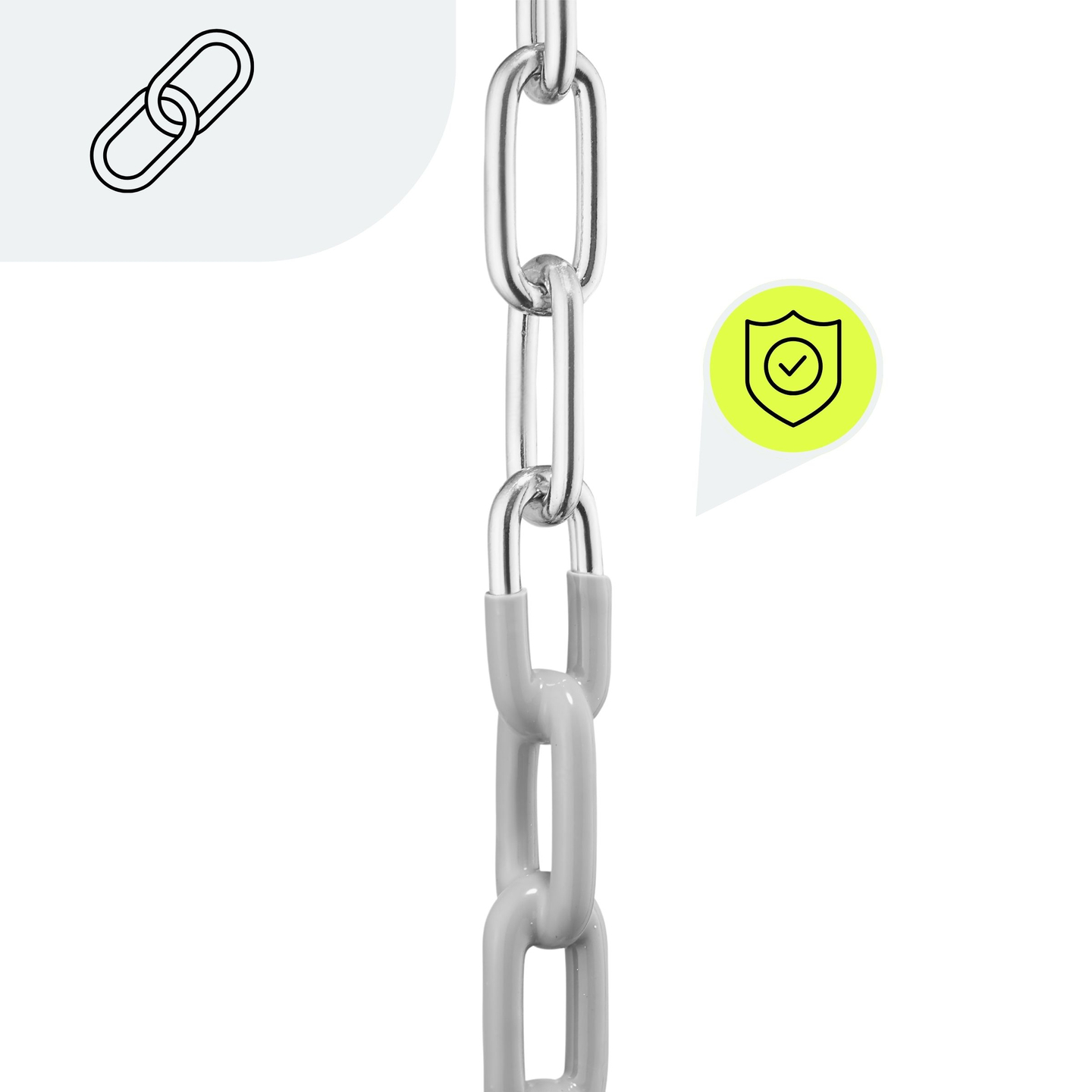 Leagăn cu lanț pentru copii HyperMotion cu spătar înalt