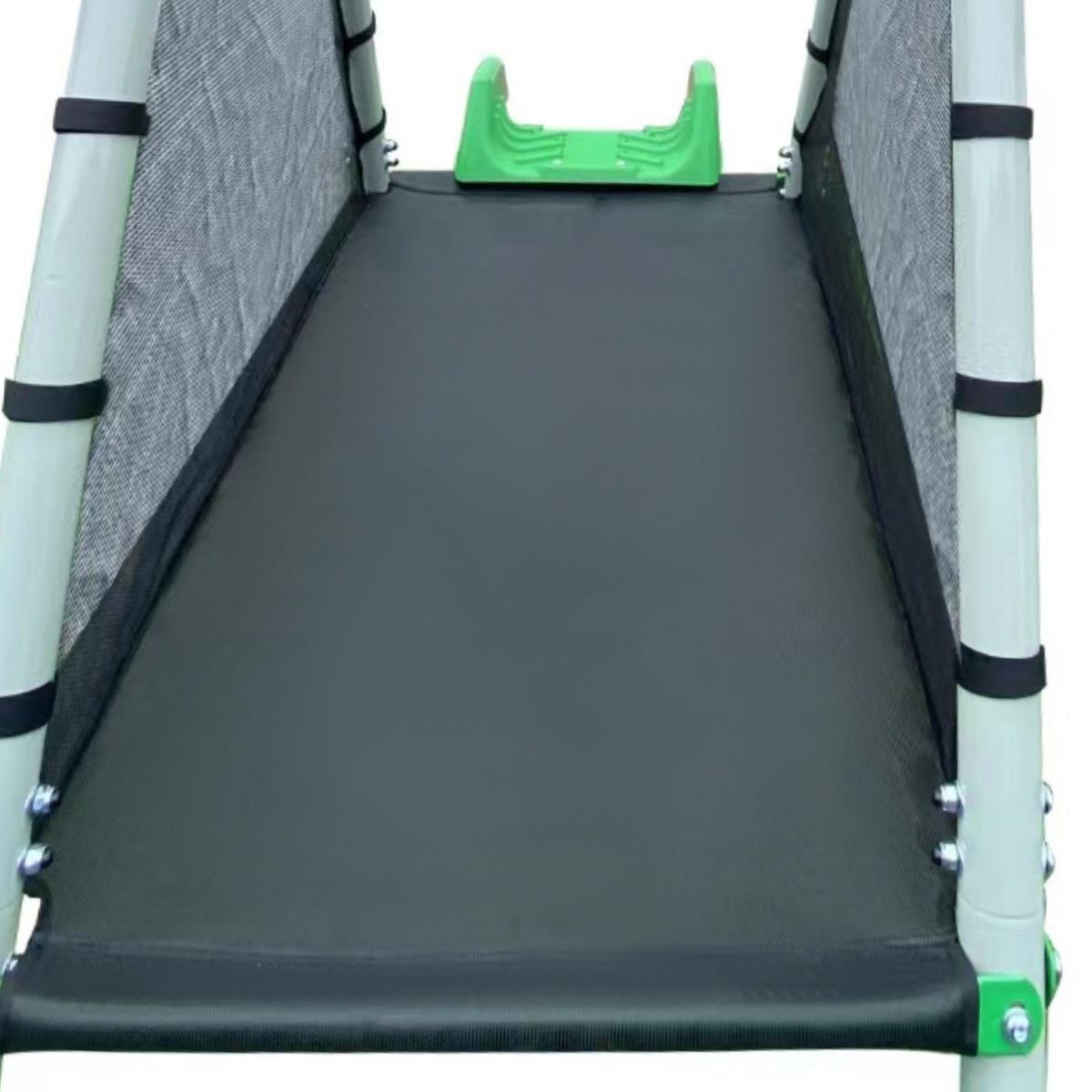 Loc de joaca de gradina XXL pentru copii cu leagan, trapez de gimnastica si tobogan