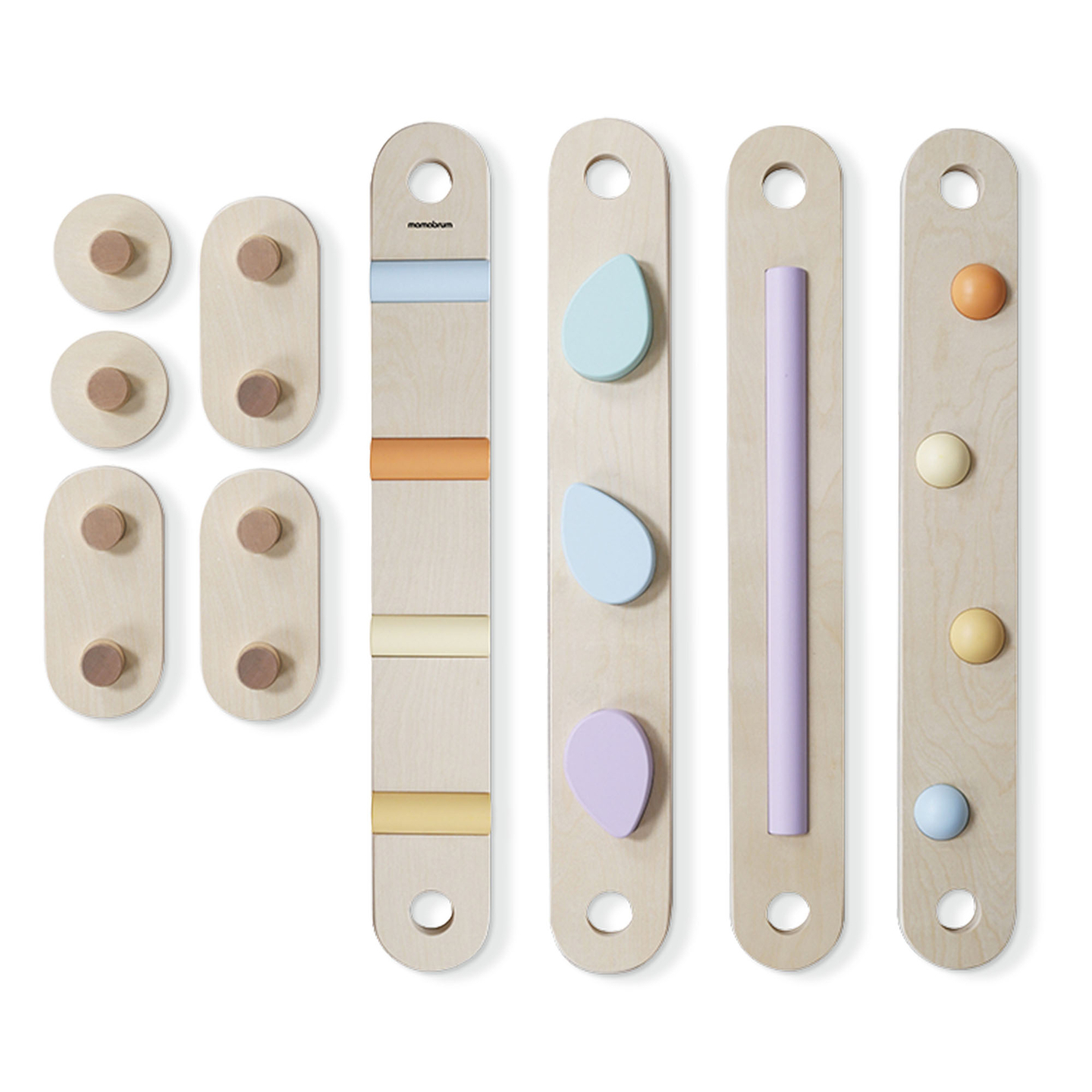 Cale senzorială mare din lemn - cale de echilibru - 9 elemente