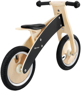 JAMES HyperMotion bicicletă de jogging din lemn - roți gonflabile - negru