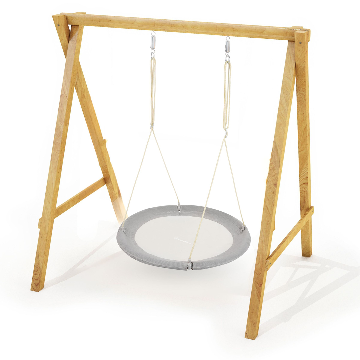 Leagăn cu cuib de barză HyperMotion - diametru 100 cm, culoare gri