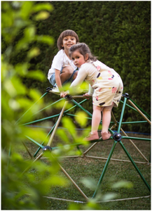 HyperMotion Cupola de cățărat pentru copii XL, geodom, teren de joacă pentru grădină, diametru: 1,8 m