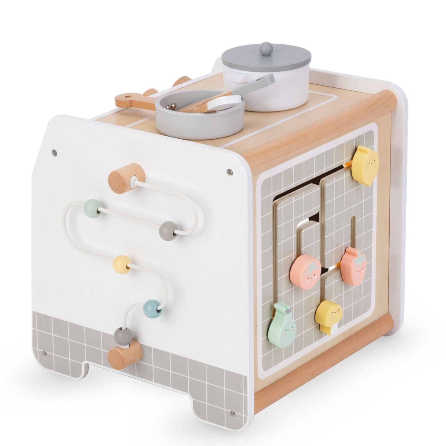 Bucătărie din lemn - cub educațional