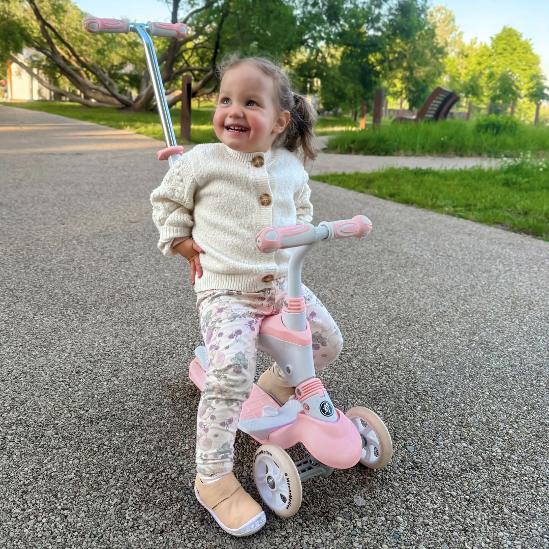 Trotineta HyperMotion 5in1 - roz