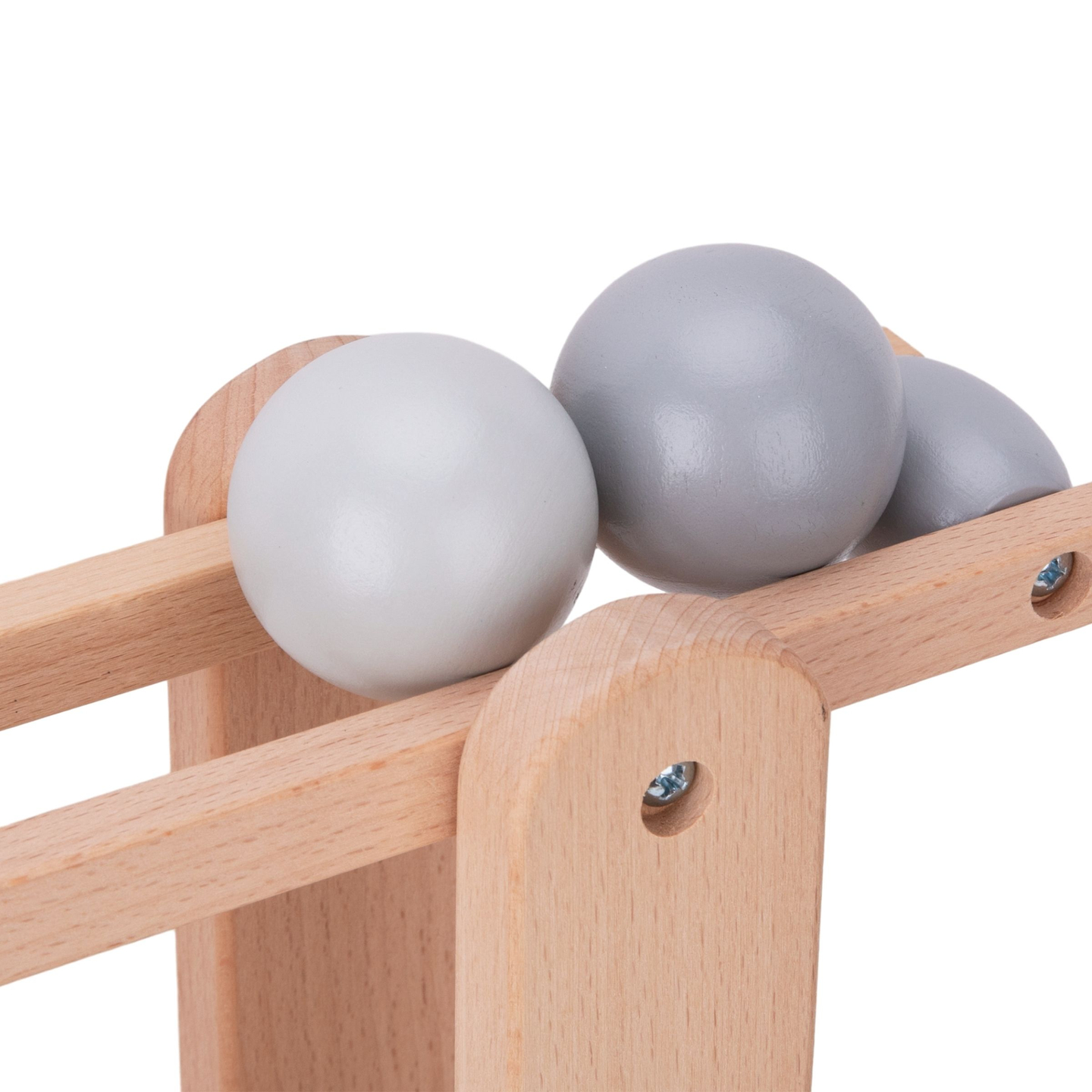 Cul-de-sac mare din lemn - tobogan cu elemente de învârtire