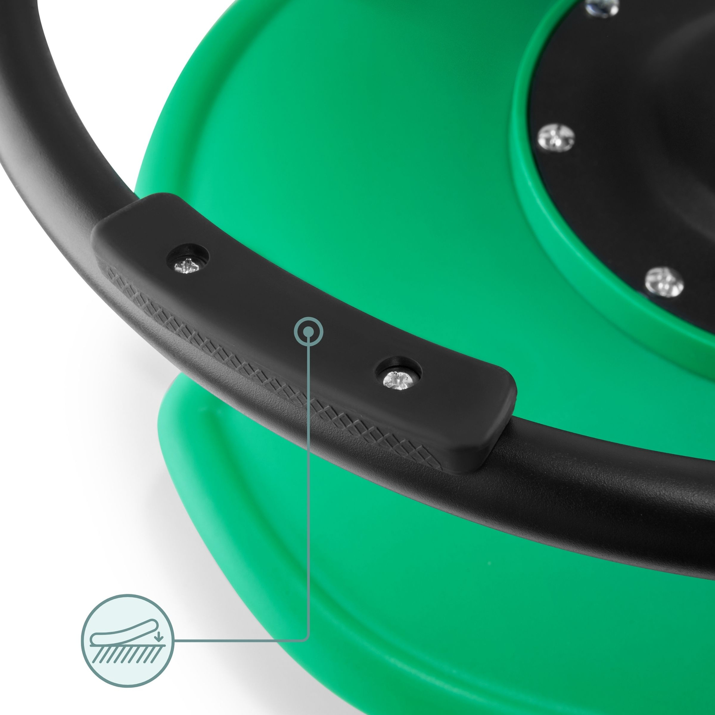 Mini carusel pentru copii Pești - culoare verde