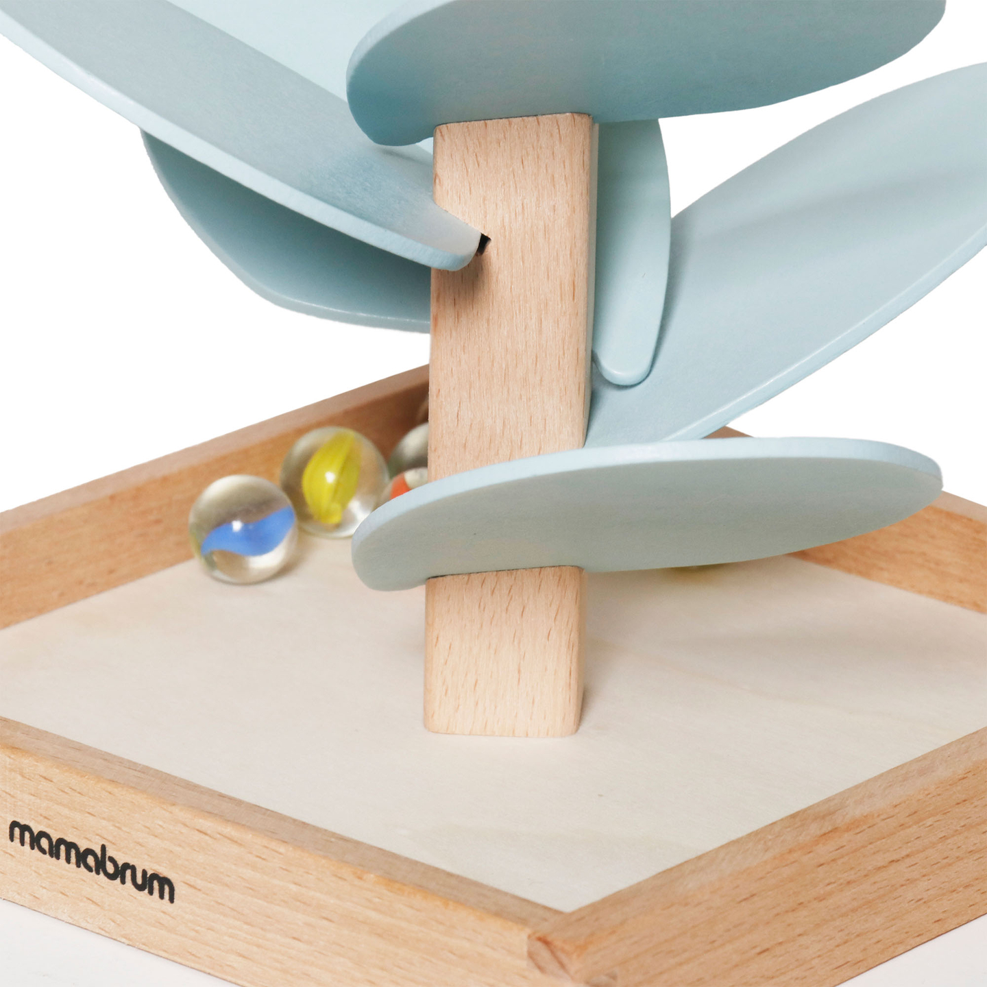 Culodrom din lemn - copac de sunet cu bile