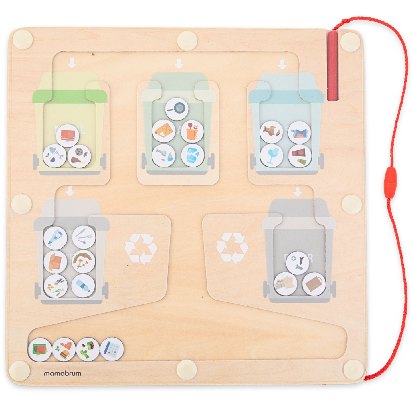 Puzzle jigsaw magnetic Reciclare