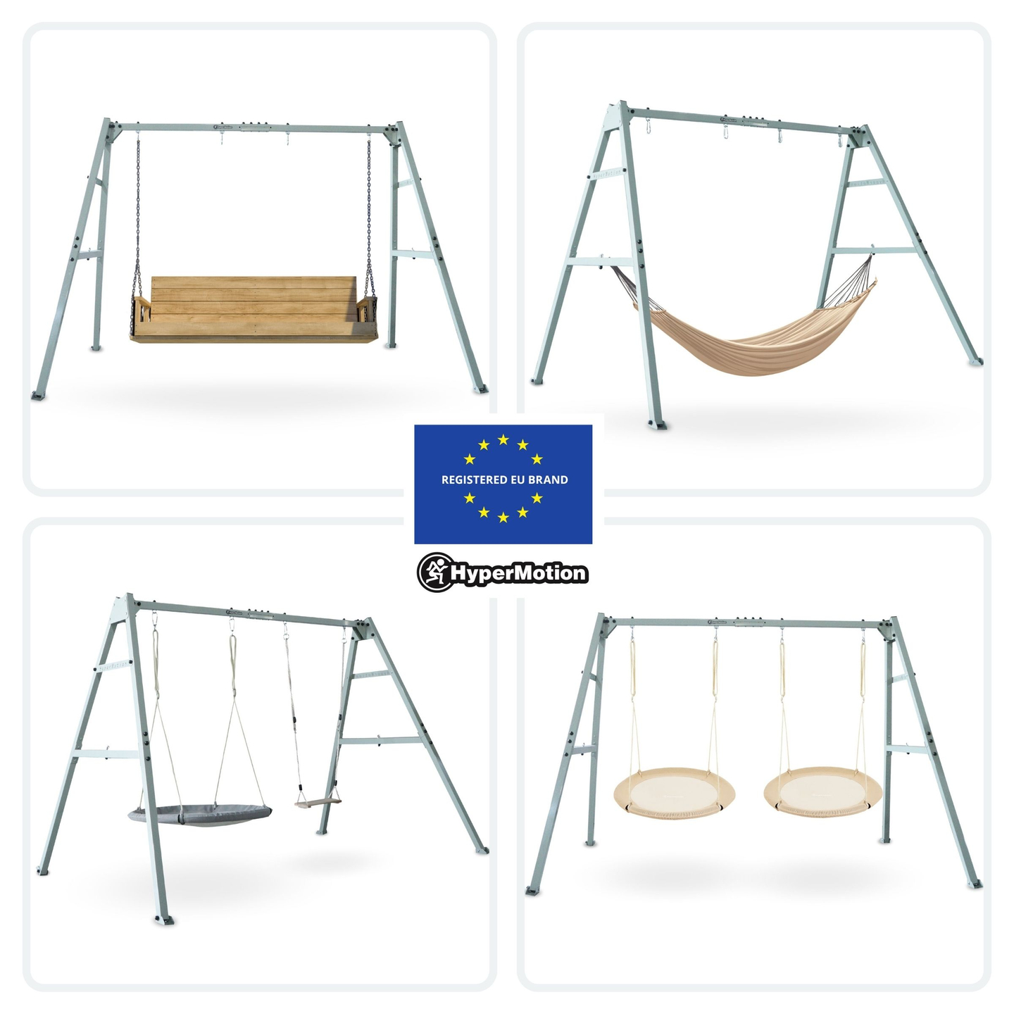 Cadru din oțel pentru leagăn de grădină sau hamac