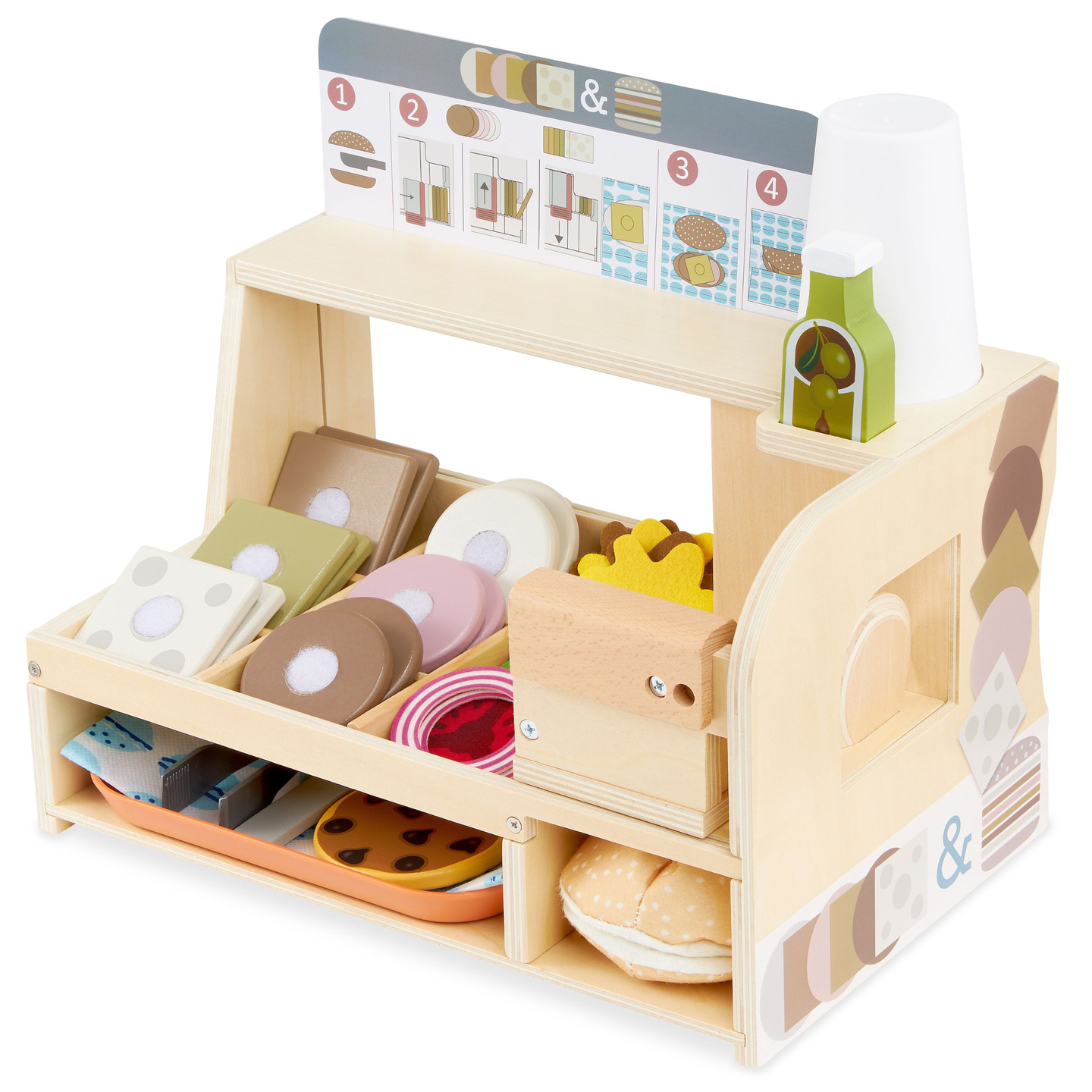 Sandwich bar din lemn - restaurant