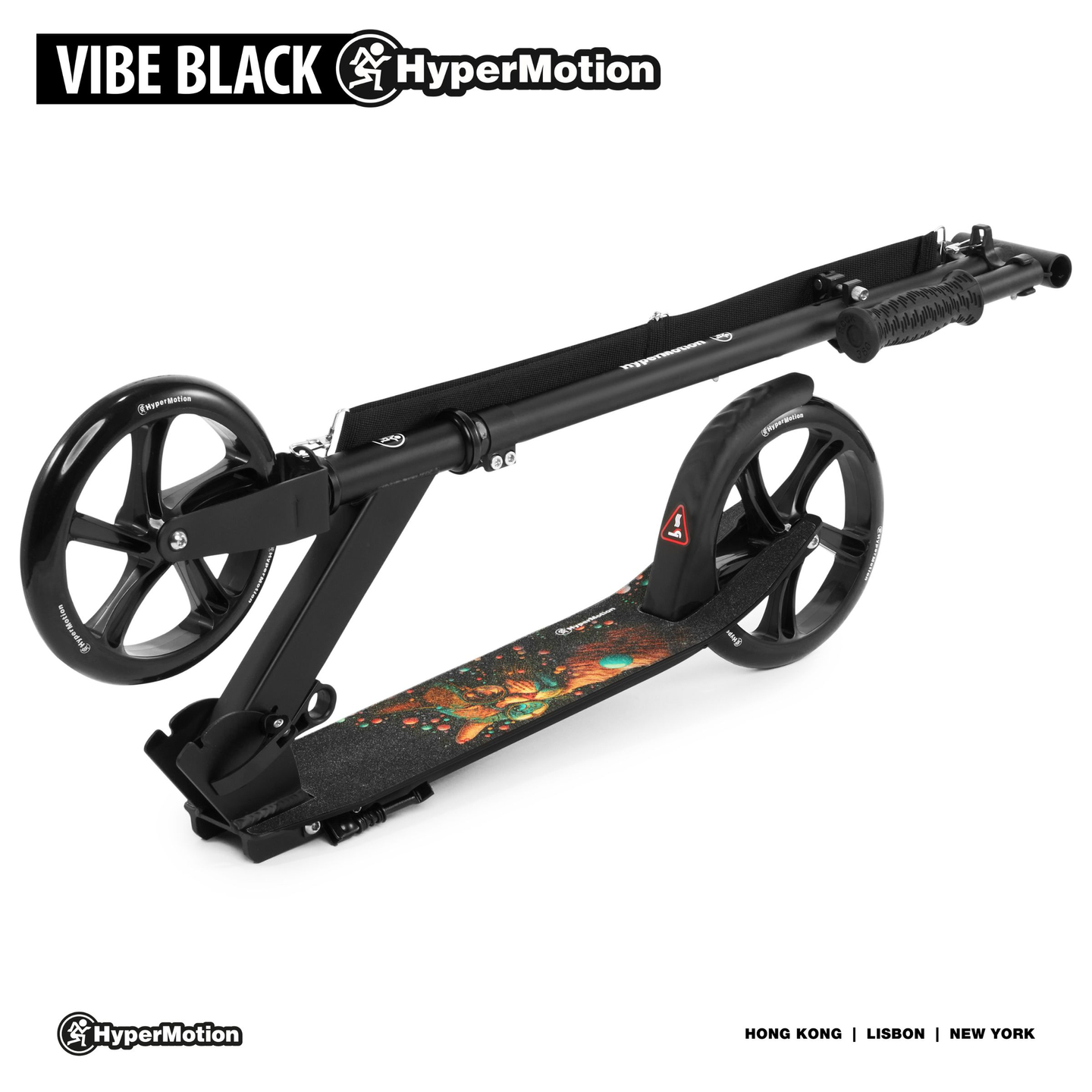 Scuter de oraș cu două roți VIBE Black HyperMotion - 100 kg