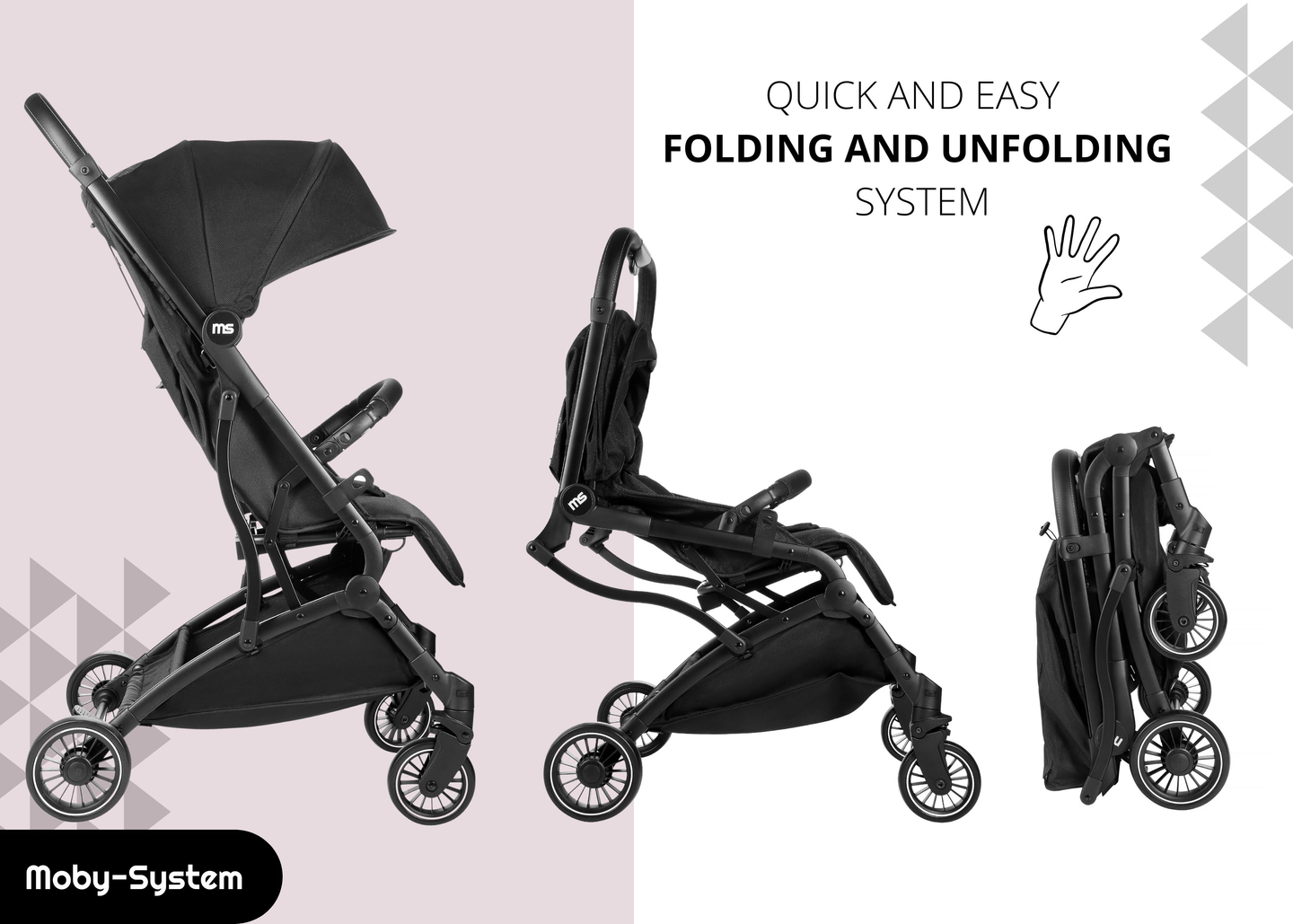 Cărucior pentru copii Moby-System LENA