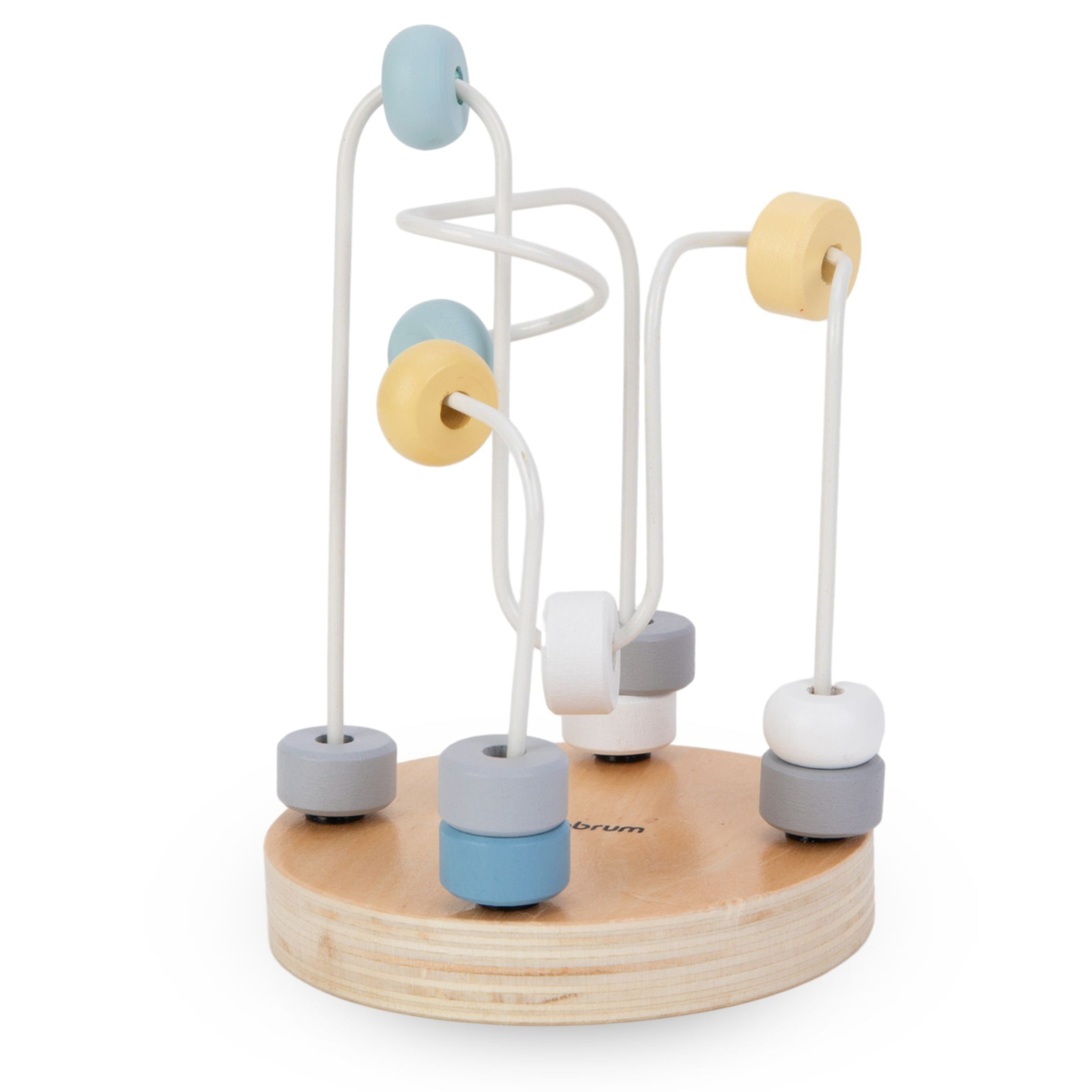 Set de jucării din lemn - împletitură colorată, piramidă de sigiliu, sortator de ursuleți de pluș