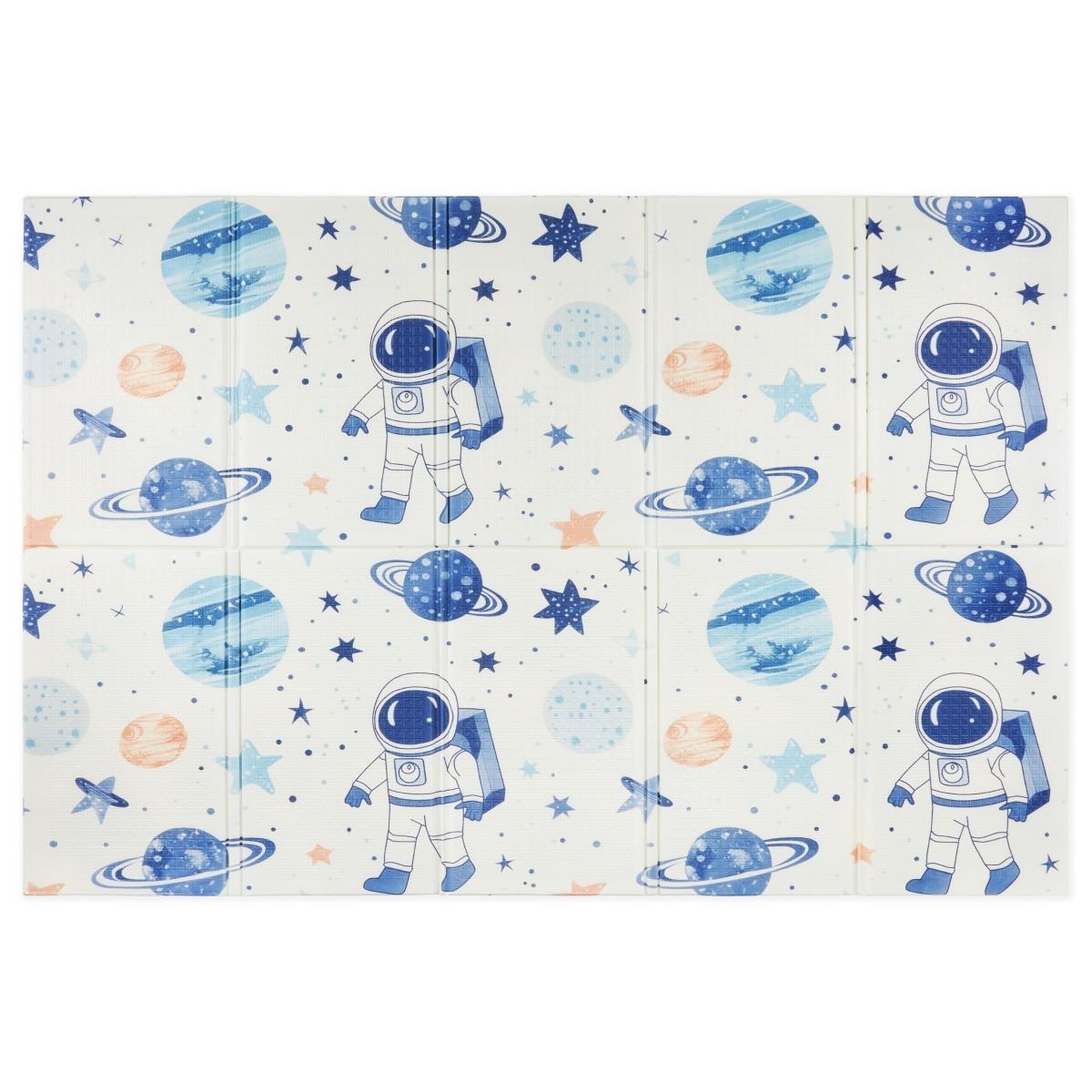 Covoraș din spumă pliabil pe două fețe 180 x 120 x 1cm - Cosmos/triunghiuri geometrice