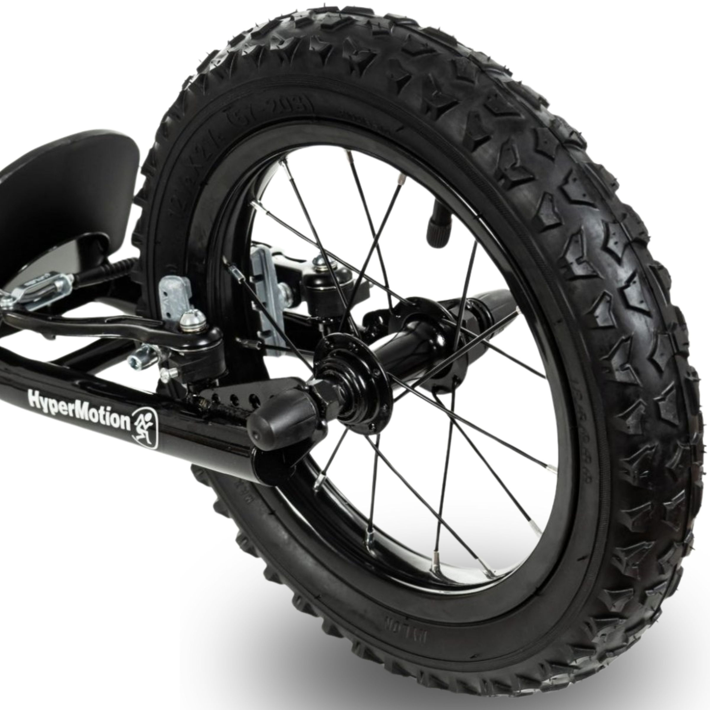 Trotinetă HyperMotion VIVA 12 (roți cu pompă de 30 cm) - Negru