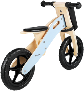 Bicicleta din lemn HyperMotion LEXI - roți din spumă, super ușoară - albastru