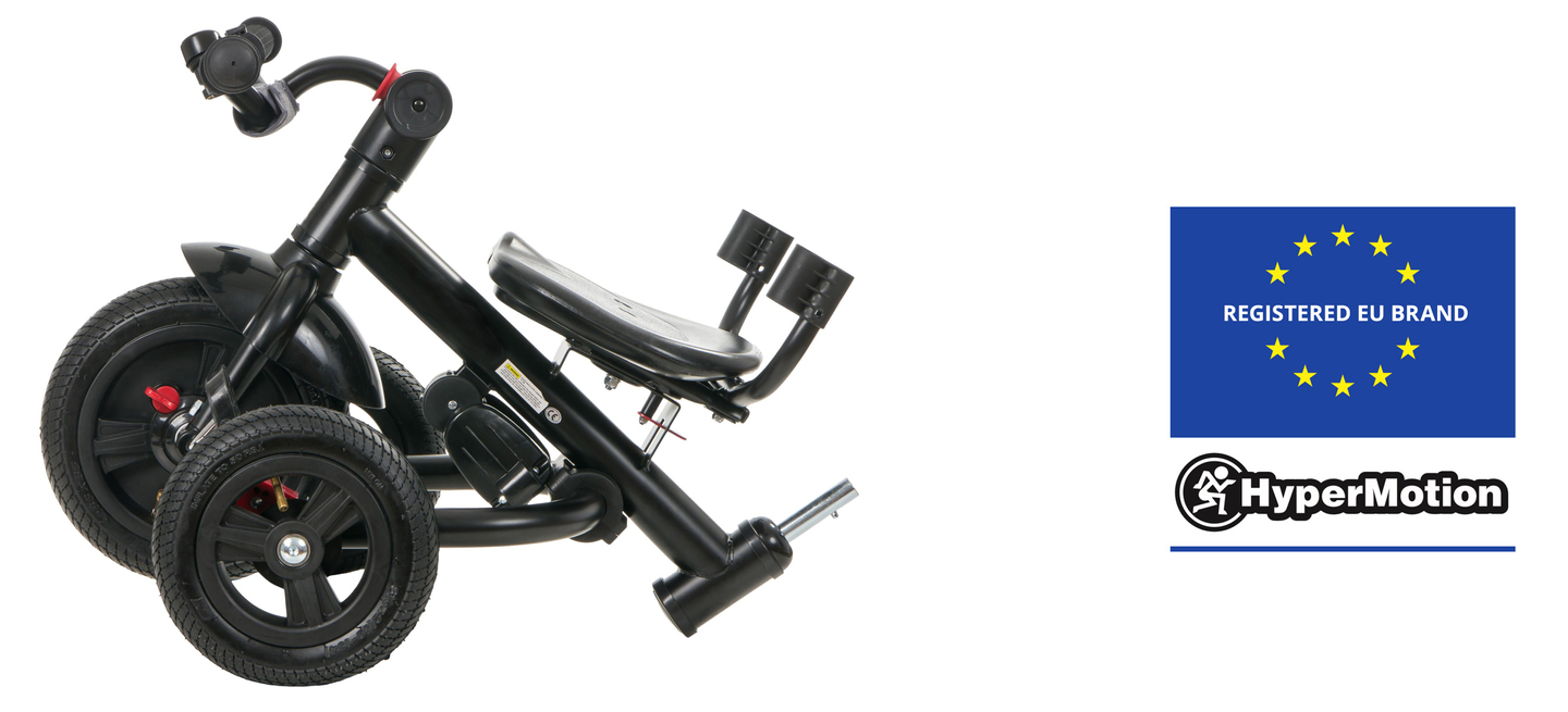 Tobi Velar tricicleta + folie de ploaie - roz