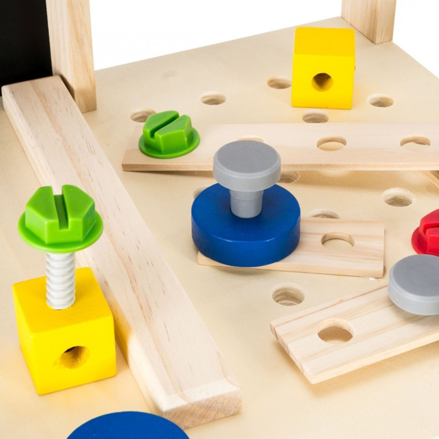 Set de bricolaj din lemn XXL - 75 de piese