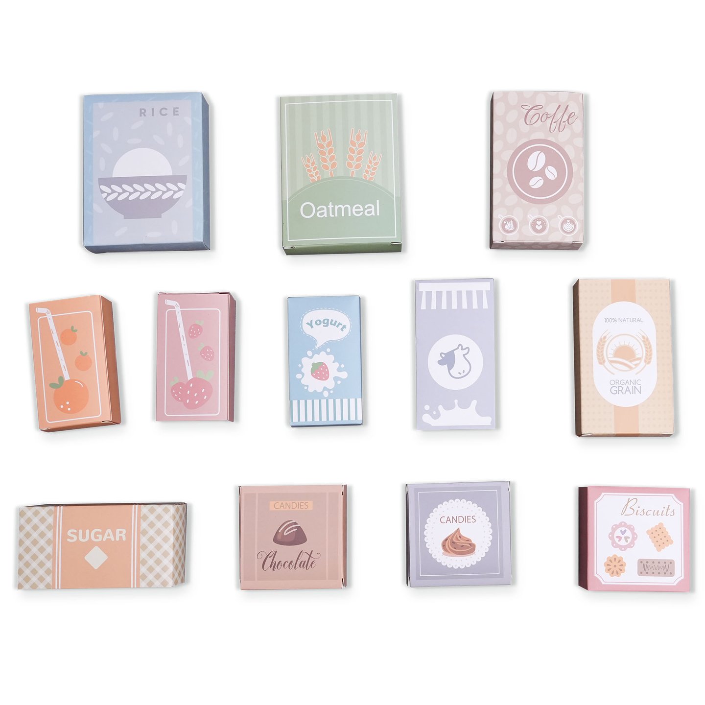 Magazin mare XXXL din lemn pentru copii cu bar fast food - Corner shop + Mașină de cafea + Cuptor + Frigider - 106 ac.