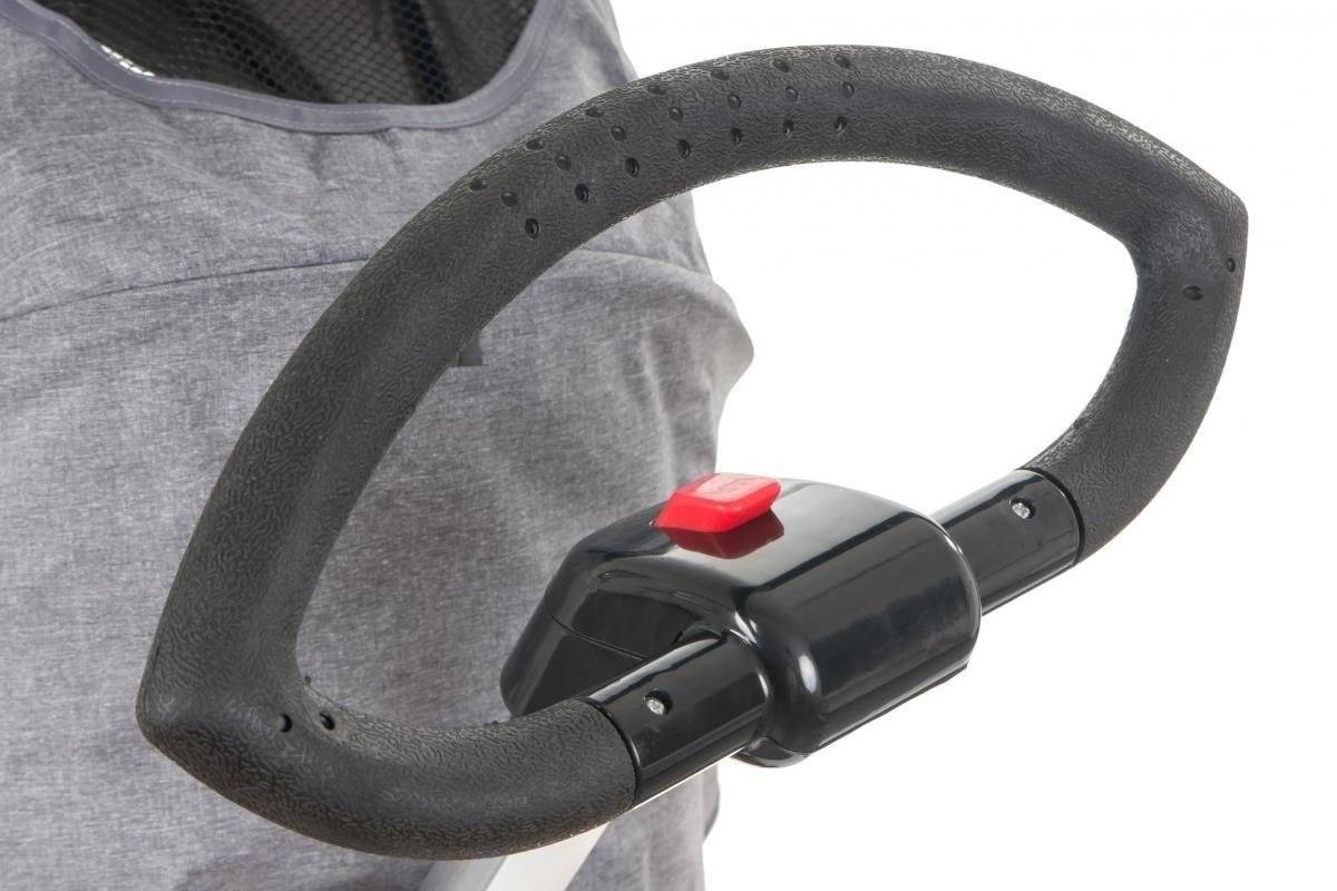 Tobi Velar tricicleta + folie de ploaie - gri