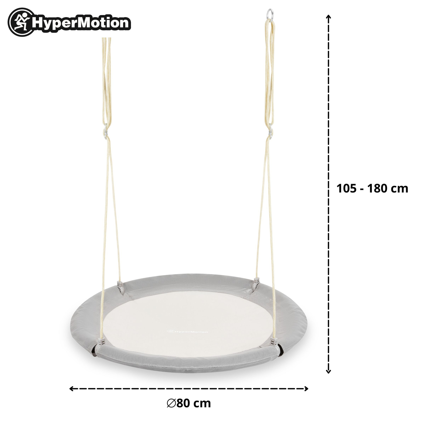 Leagăn dublu cu accesorii - cadru din oțel - cuib de barză, leagăn și hamac