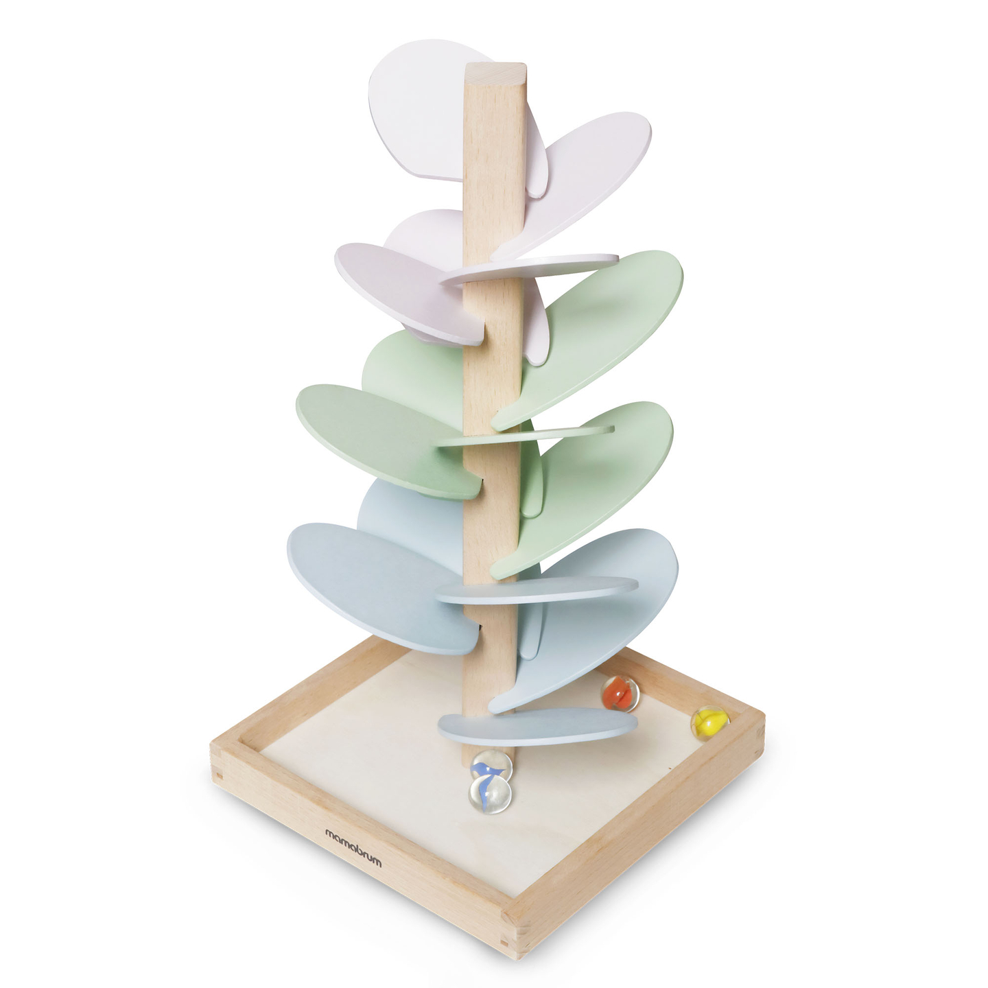 Culodrom din lemn - copac de sunet cu bile